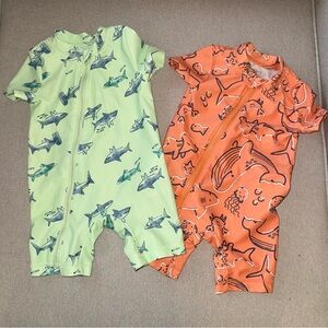 Carter’s Baby Boy 1-Piece Rashguard Bundle 0-3m